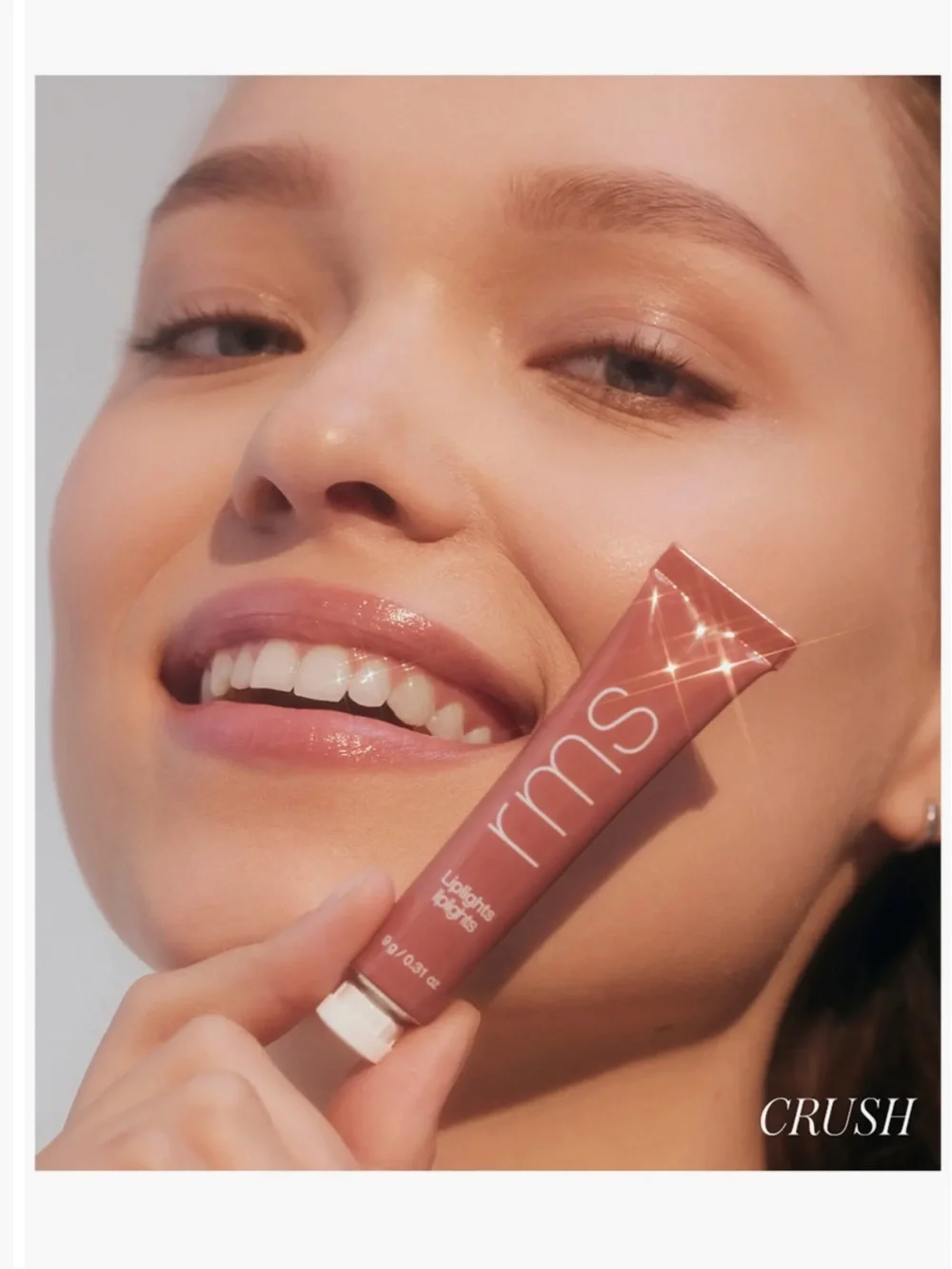 ✨ RMS Beauty Lip Lights Cream Lip Gloss-Balm | Crush | Full Size | New in Box